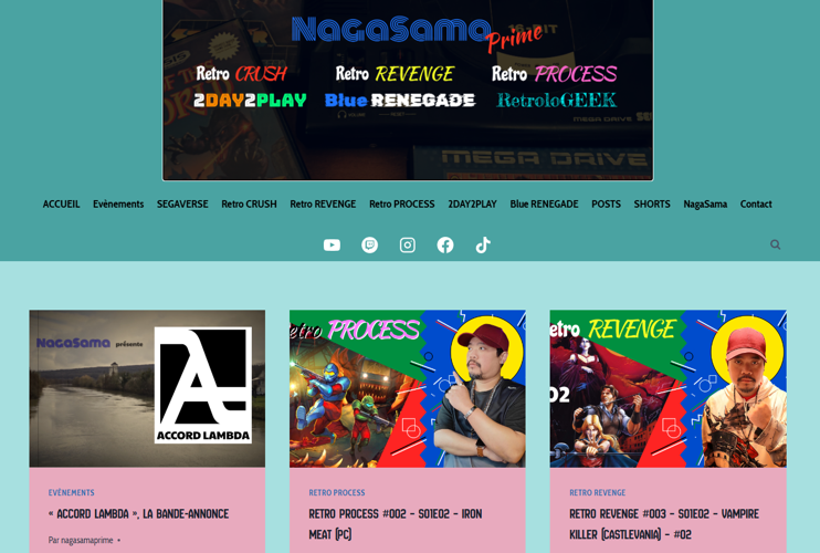 Le site de NagaSama est en ligne